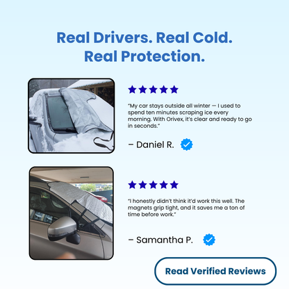 Orivex™ Magnetic Windshield Cover + 2 FREE GIFTS